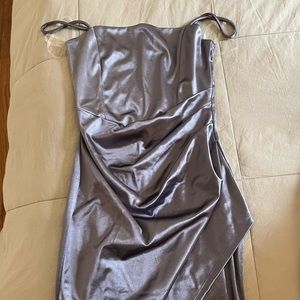 Lilac Windsor Silk Dress